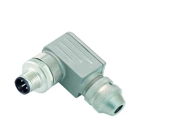 Male angled connector