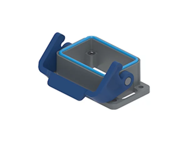 bulkhead mounting housing, size 44.27, T-TYPE /C plastic, 1 lever
