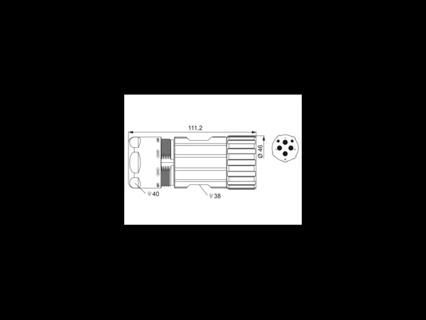 Straight Connector, Female Thread