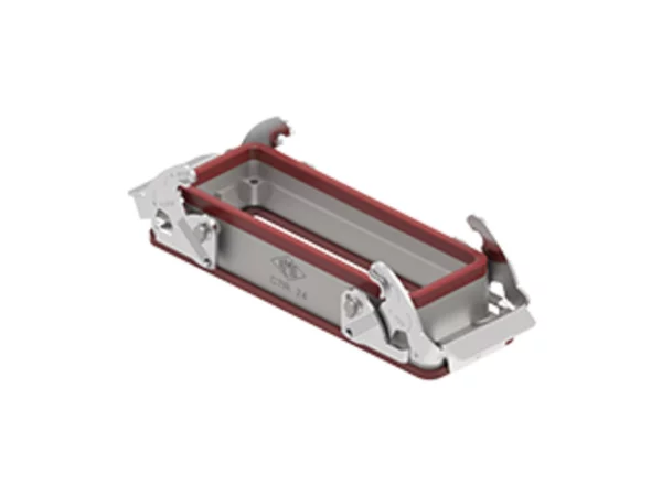 bulkhead mounting housing, size 104.27, 180 °C alu, 2 levers