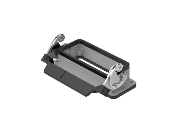 bulkhead mounting housing, size 77.27, C-TYPE alu, 1 lever