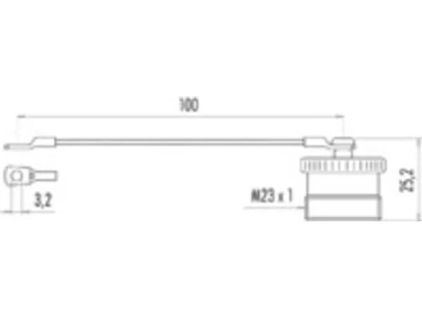 Protection cap for panel mount connectors with inner thread