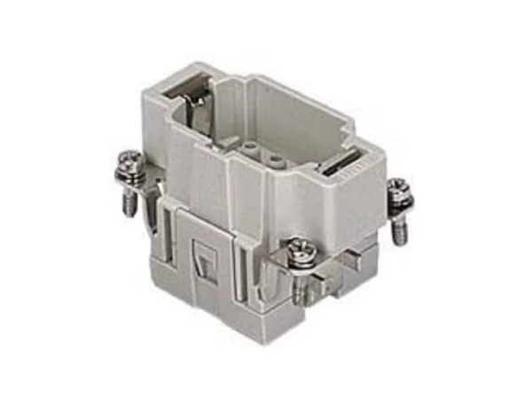 male insert, size 44.27, 6p+PE, crimp, 16A, 500V, HNM