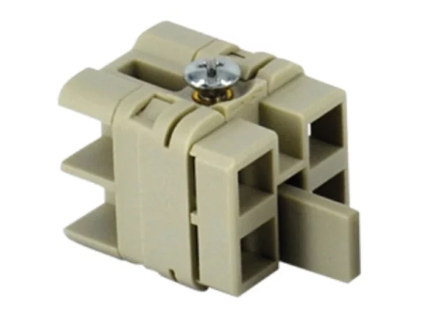 adaptor, size 21.21, 4p, for fibre optic SC-contact, male