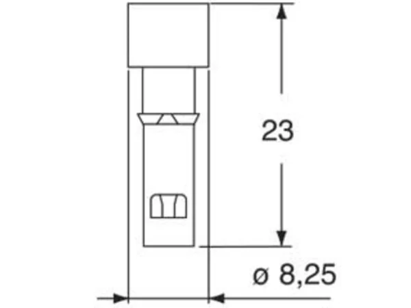 female contact, MIXO, 1,6mm internal, plug, pneumatic