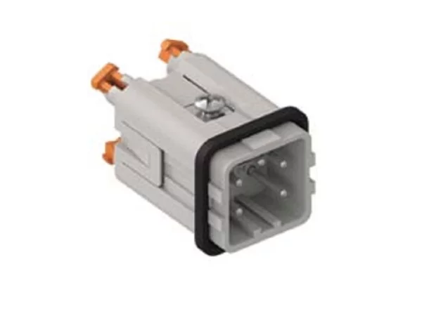male insert, size 21.21, 4p+PE, silver, SQUICH, 10A, 400V
