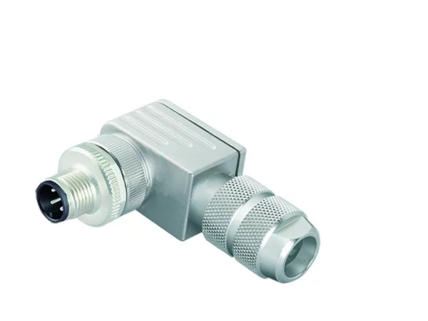 Male angled connector