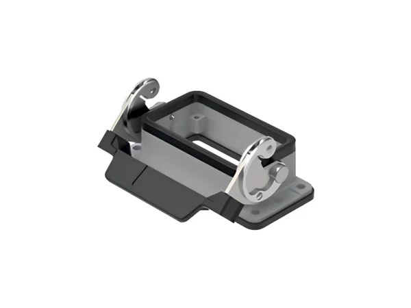 bulkhead mounting housing, size 57.27, C-TYPE alu, 1 lever