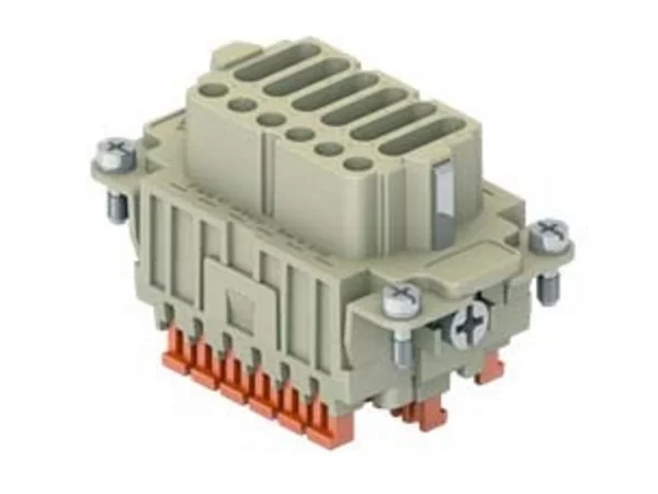 female insert, size 57.27, 18p+PE, silver, SQUICH, 10A, 400V