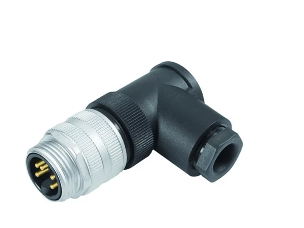 Male angled connector