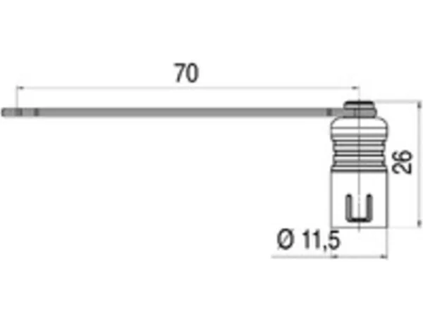 Protection cap for female panel mount connector