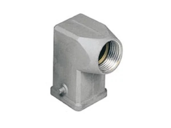 hood, angled, size 21.21, EMC zinc, 2 pegs, 1xM20 side