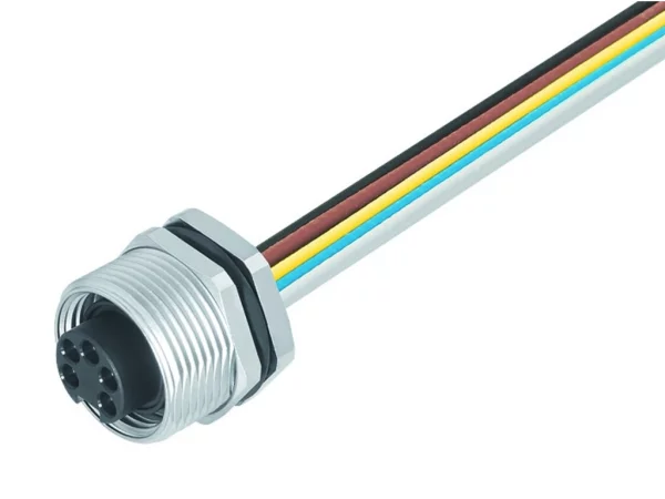 Female panel mount connector