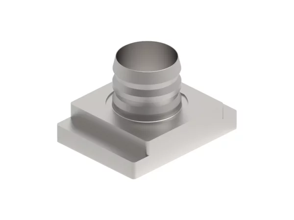 crimp flange, for 50p D-SUB, 6,0mm internal/7,0mm external