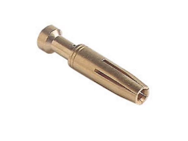 female contact, 4,0mm², gold HNM, crimp, 16A, series CC