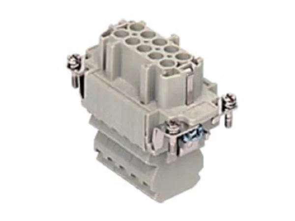 female insert, size 57.27, 10p+PE, silver, 2x spring, 16A, 500V