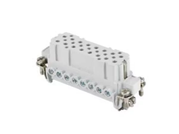 female insert, size 66.16, 16p+PE, tin, screw, 16A, 250V, JEI