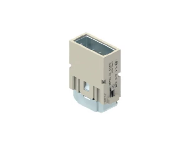 male insert, MIXO, 1MU, 20p, crimp, 4A, 32V, with contact to PE