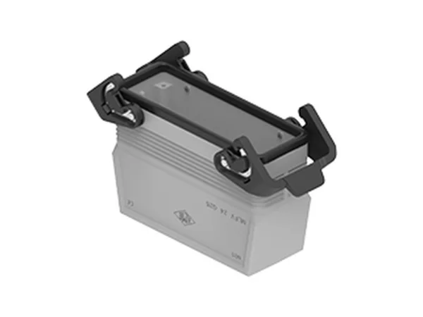 hood, size 104.27, IL-BRID stainless steel, 2 levers, 1xM40 top