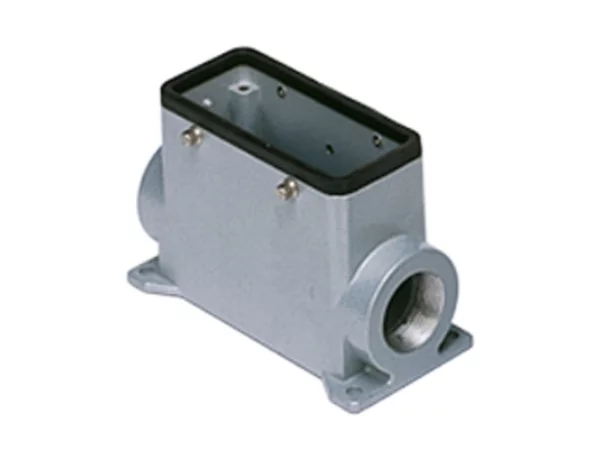 surface mounting housing, high, size 77.27, C-TYPE alu, 4 peg, 1xPG21 side