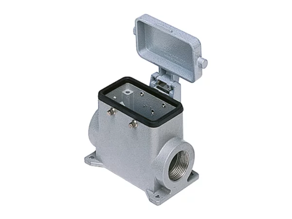 surface mounting housing, size 77.27, C-TYPE alu, 4 pegs, 2xM25 side, cover metal