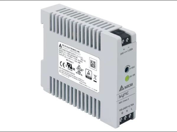 Power Supply, 1Ph, 30W, DIN Rail, AC/DC, 24 Vdc, 1,25 A