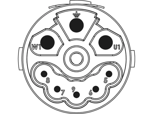Inserts 9-pole