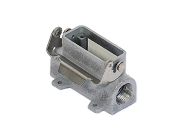 surface mounting housing, size 49.16, EMC alu, 1 rigid lever, 2xM25 side