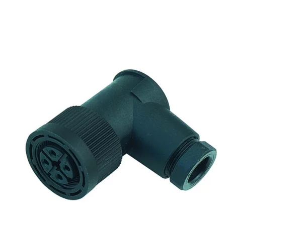 Female angled connector
