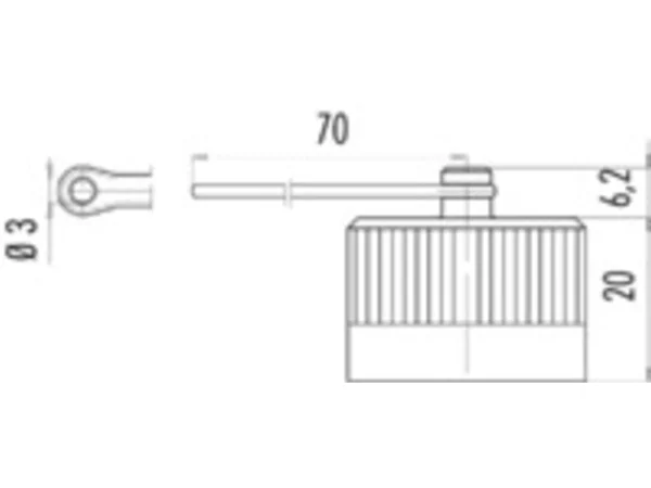 Protection cap for male panel mount connector