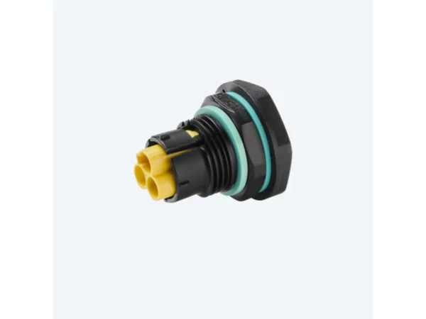 Mini plug connector panel-mounted M25
