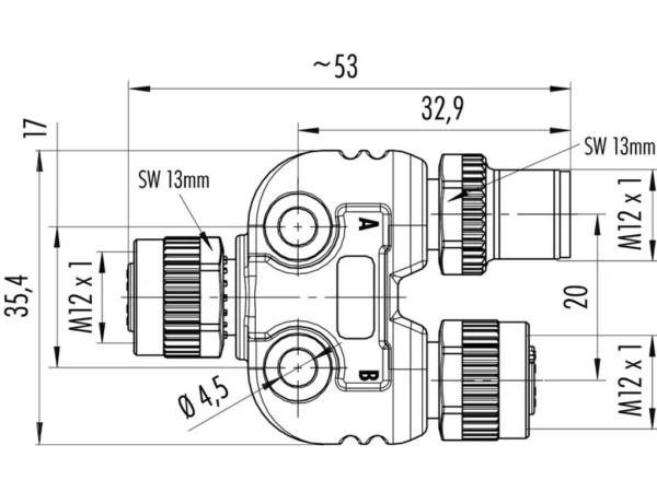 Twin distributor