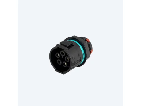 Mini socket connector panel-mounted 5p screw M20