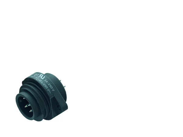 Male panel mount connector