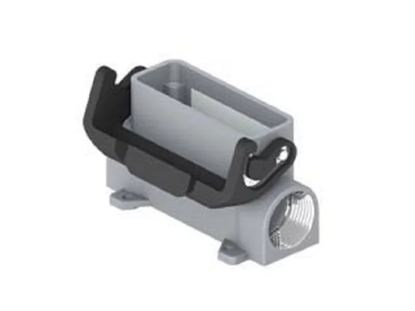 surface mounting housing, high, size 66.16, IL-BRID alu, 1 lever, 2xM25 side