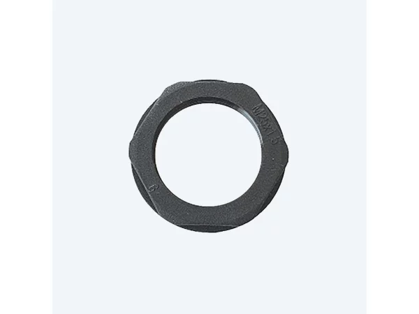 Black nut for panel-mounting installation