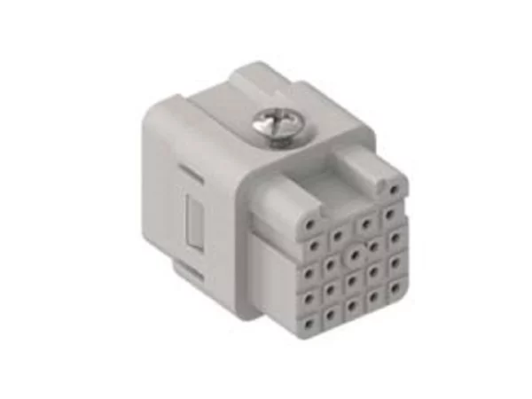 female insert, size 21.21, 21p, crimp, 6,5A, 50V ac/120V dc