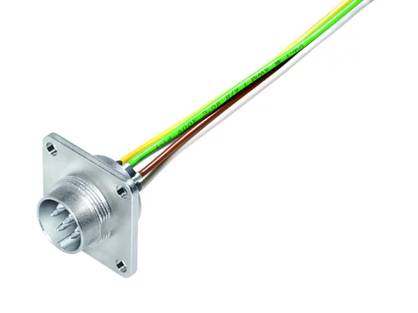 Male panel mount connector