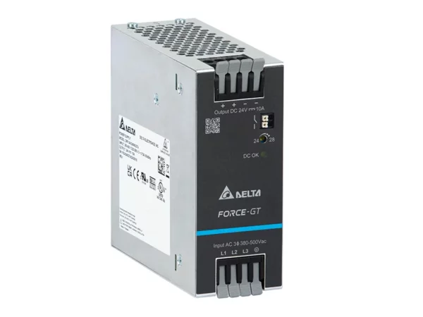 Power supply, 2,3Ph, 240W, DIN Rail, AC/DC, 24 Vdc, 10 A
