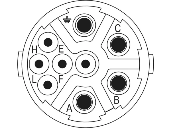 Inserts 9-pole