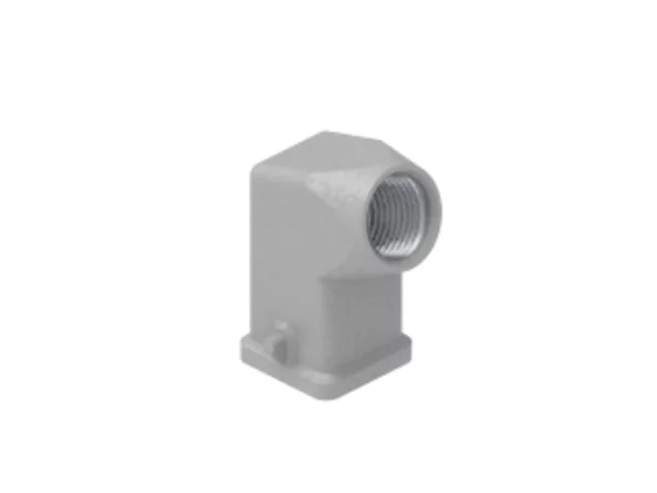 hood, angled, size 21.21, CKA zinc, 2 pegs, 1xPG11 side, gasket