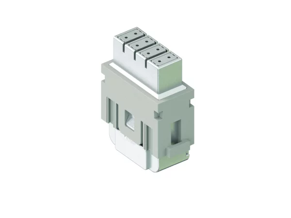 female insert, MIXO, 8p, crimp, 5A, 50V, gigabit