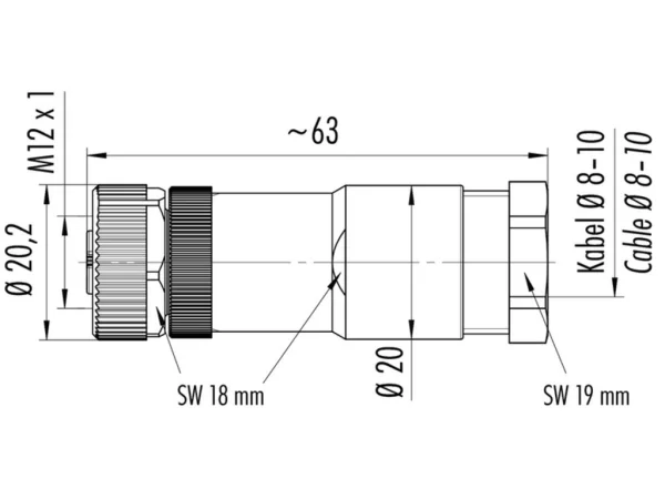 Female cable connector
