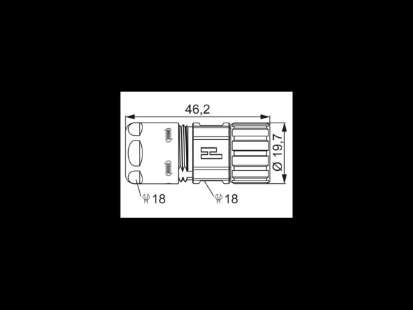 Straight Connector, Female Thread