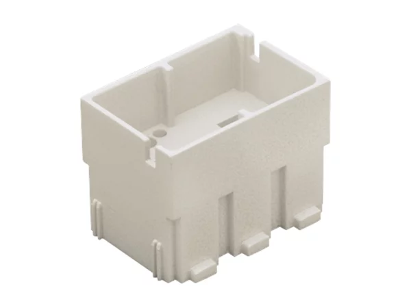 male insert, MIXO, 3MU, 2 RJ45 + 8, crimp, 10A, 250V, for RJ45 male insert CXJM