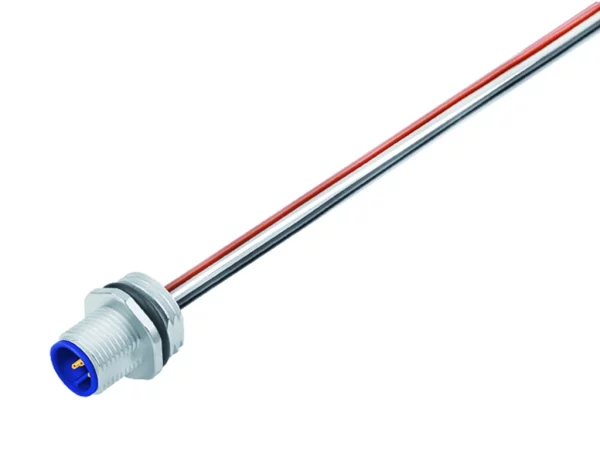 Male panel mount connector