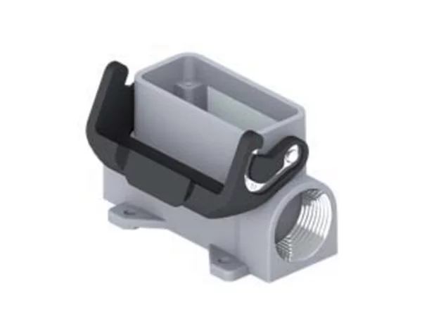 surface mounting housing, size 49.16, IL-BRID alu, 1 lever, 1xPG21 side
