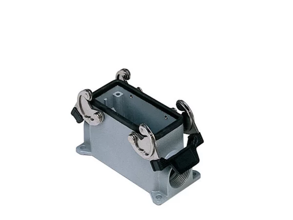 surface mounting housing, size 77.27, C-TYPE alu, 2 levers, 1xPG21 side
