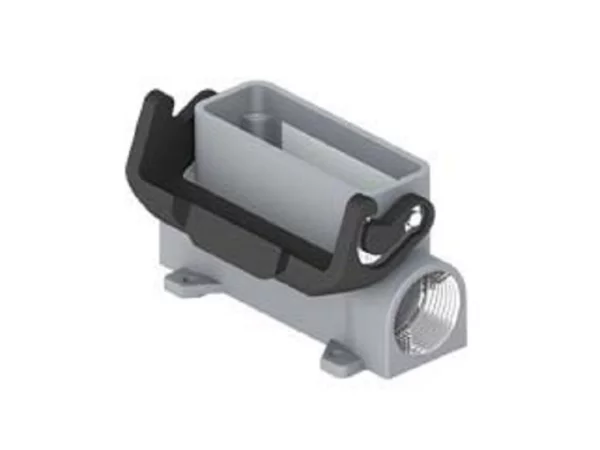 surface mounting housing, high, size 66.16, IL-BRID alu, 1 lever, 1xM25 side