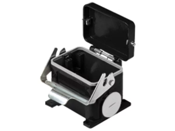 surface mounting housing, size 104.62, W-TYPE alu, 1 lever, 1xPG36 side, cov.